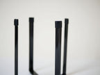 YAMAZAKIのタワーポリ袋エコホルダー。プラスチックパイプとカーボンファイバーを使用したスチール製のエコ収納用品