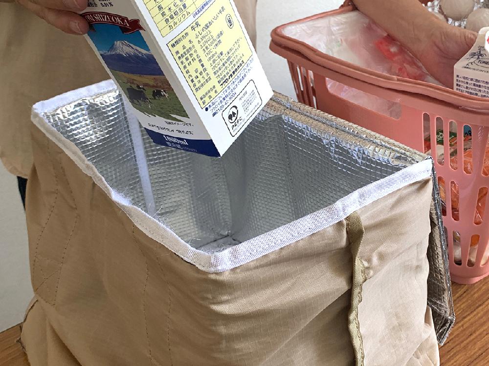 【Hakohu/ハコフ】2階建てレジかごバッグ