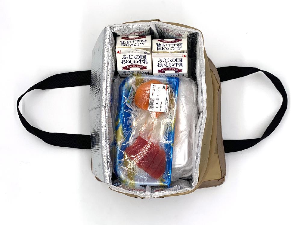 【Hakohu/ハコフ】2階建てレジかごバッグ