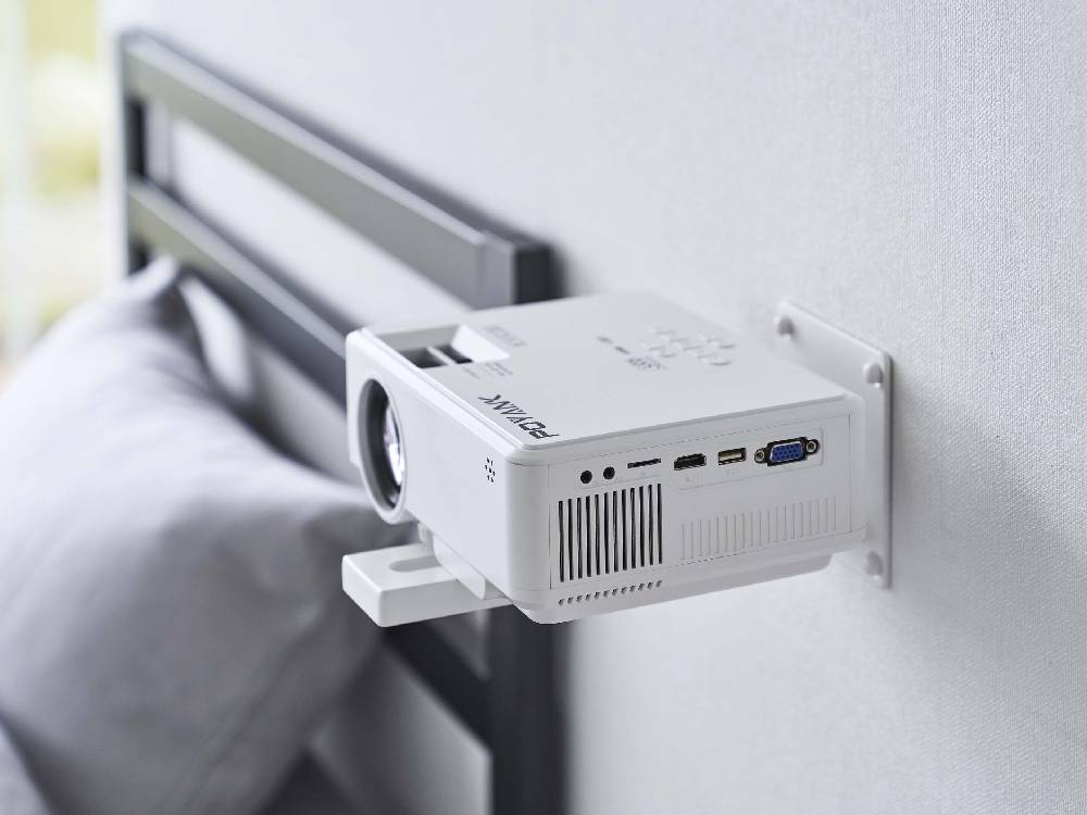 電子機器やビデオプロジェクターを固定するためのスチール製壁掛けプロジェクターラック