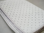 【tidy/ティディ】拭き跡を残さないワイプクロス、シルバーのポルカドット柄リネン
