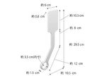 tower/タワー フィルムフックの白色エアコン室内物干し用ポールホルダー
