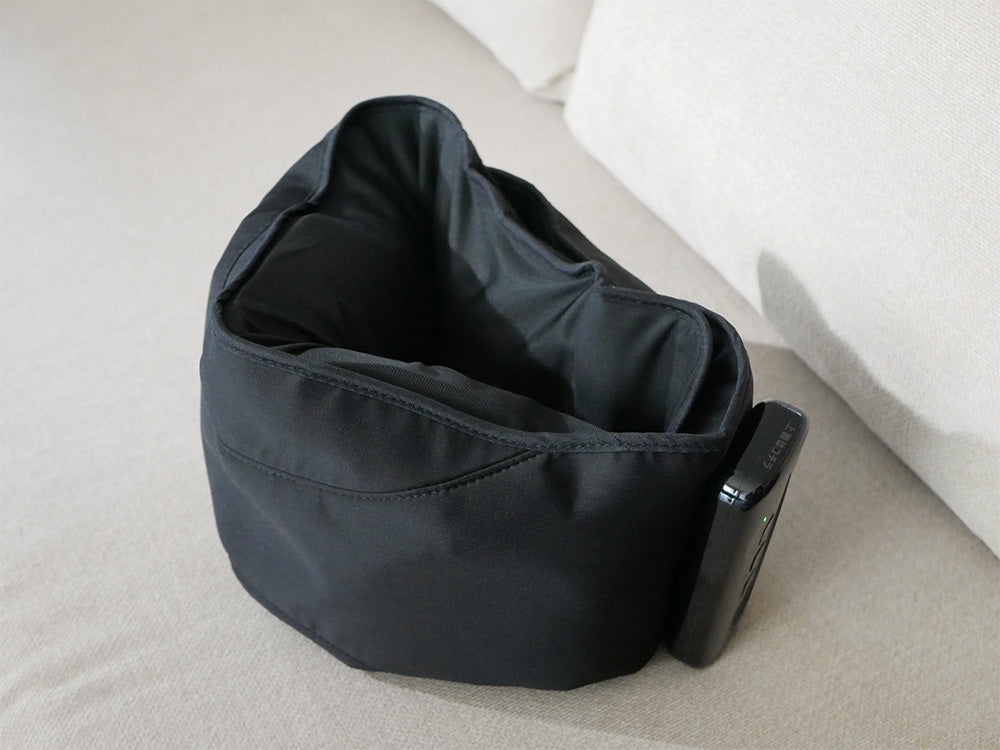 グレーの快適なMicaco骨盤ストレッチエアーベルト