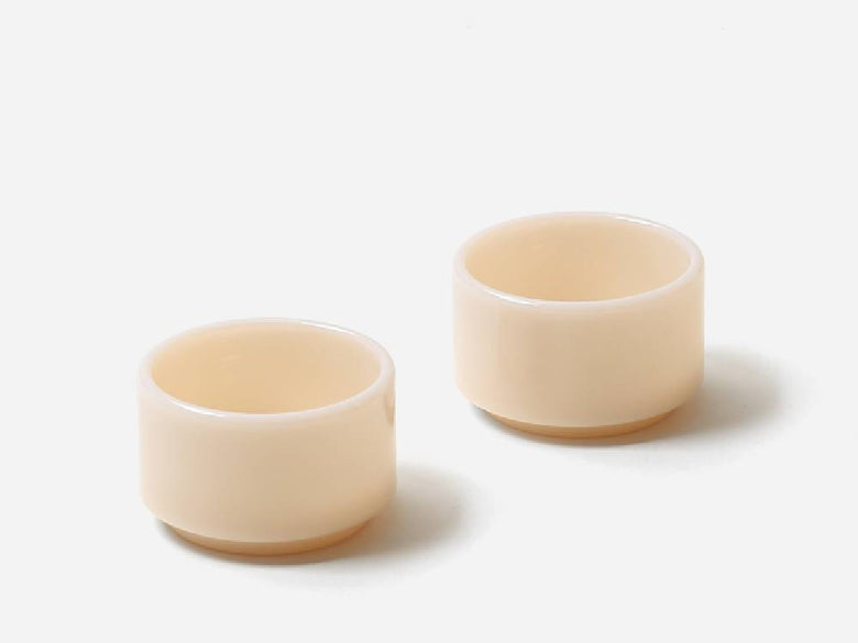 【ideaco/イデアコ】Milk Glass　mini bowl / 2pcs